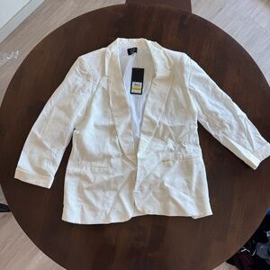 Jones New York Linen Blend Blazer